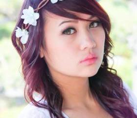 Bridal flower, wedding accessories, bridesmaid hair flower, Sea foam cherry blossom