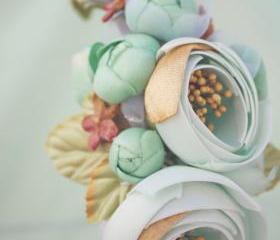 seafoam floral crown, bridal flower hair crown, woodland wedding, sea foam flower, milinery flower