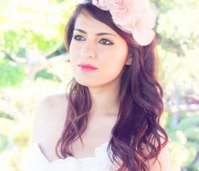 wedding hair accessories, bridal fascinator, wedding headpiece, petal pink silk flower